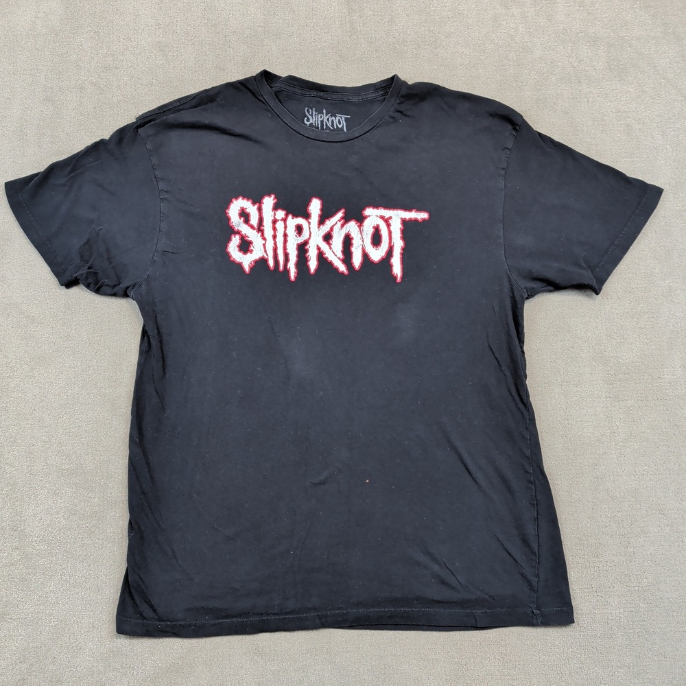 Slipknot Modern Era Graphic Band Tee XL Black Cotton Nu Metal Streetwear Goth